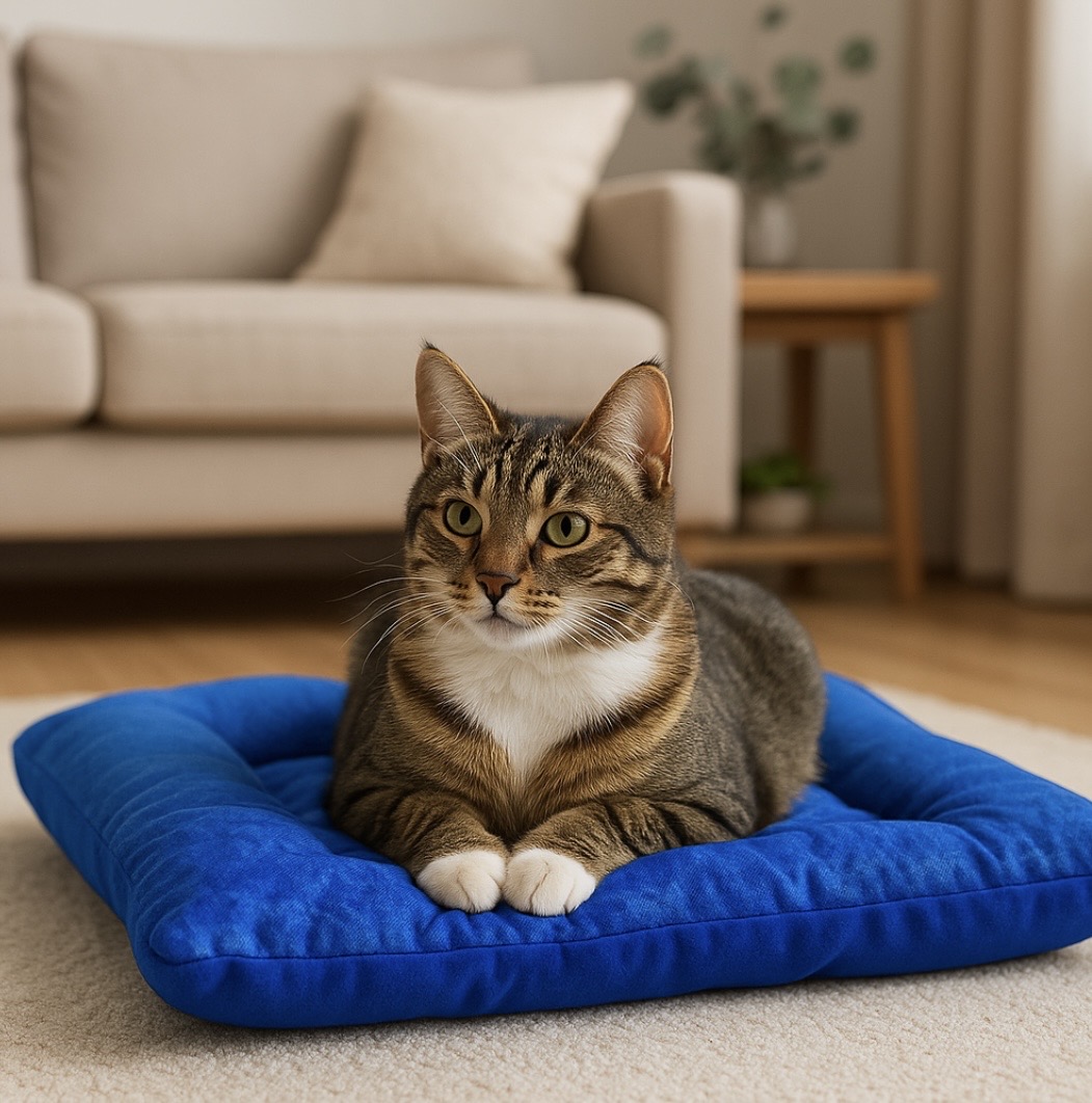 Coussin Double Face Pour Chat Et Petit Chien – Été & Hiver – Confort Ultra Doux – Design Élégant