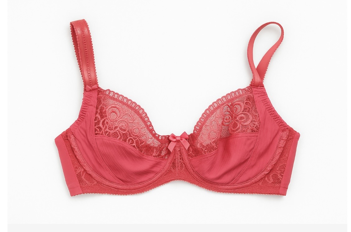 Soutien-Gorge En Dentelle Corail – Élégance Et Maintien