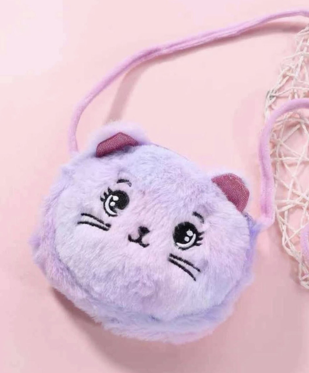 Sac À Bandoulière Peluche Enfant – Forme Nounours – Cadeau Fille/Garçon – Mignon Et Doux
